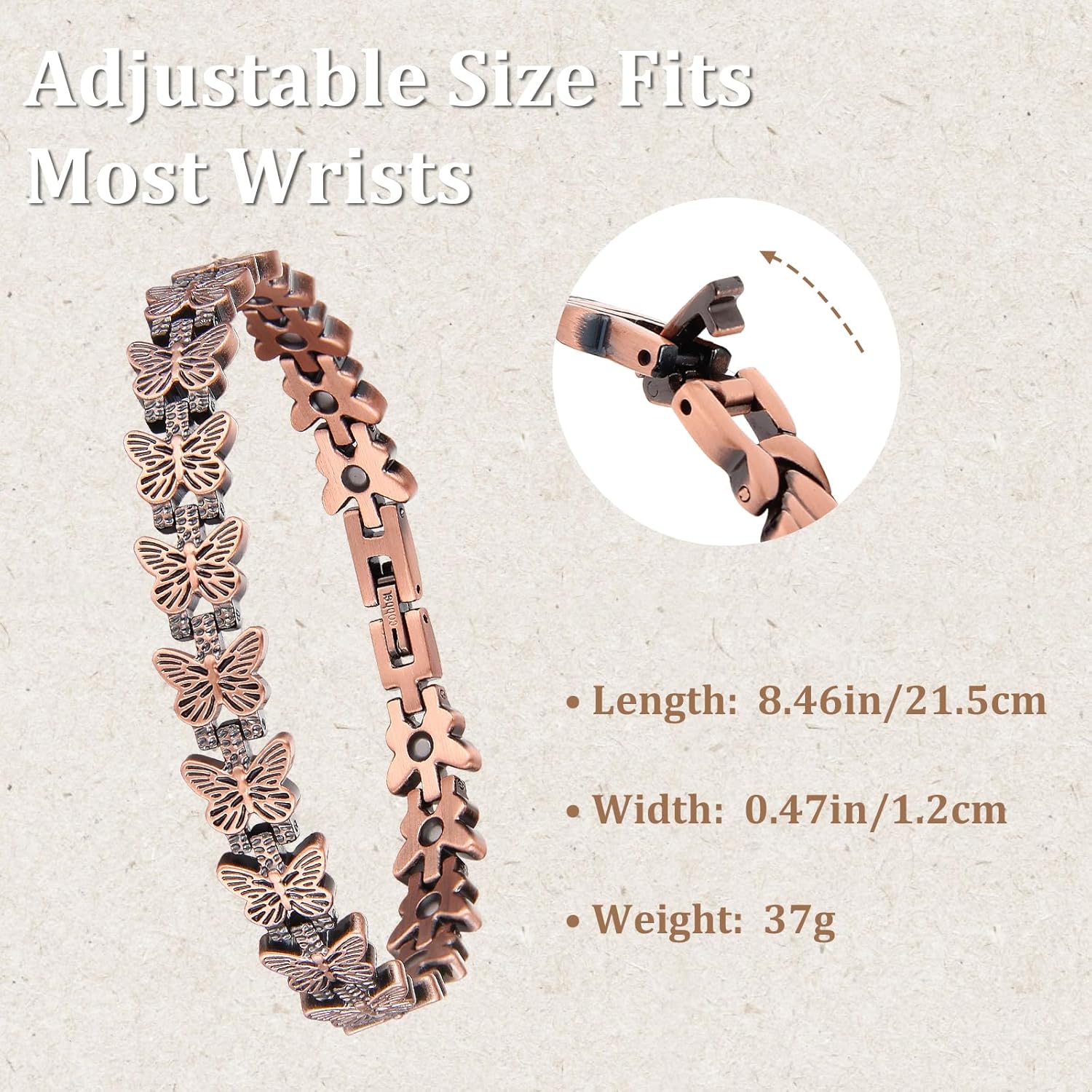 Gelang Magnetik Tembaga Premiu - Health Wellness Gifts Women ulasan dan harga