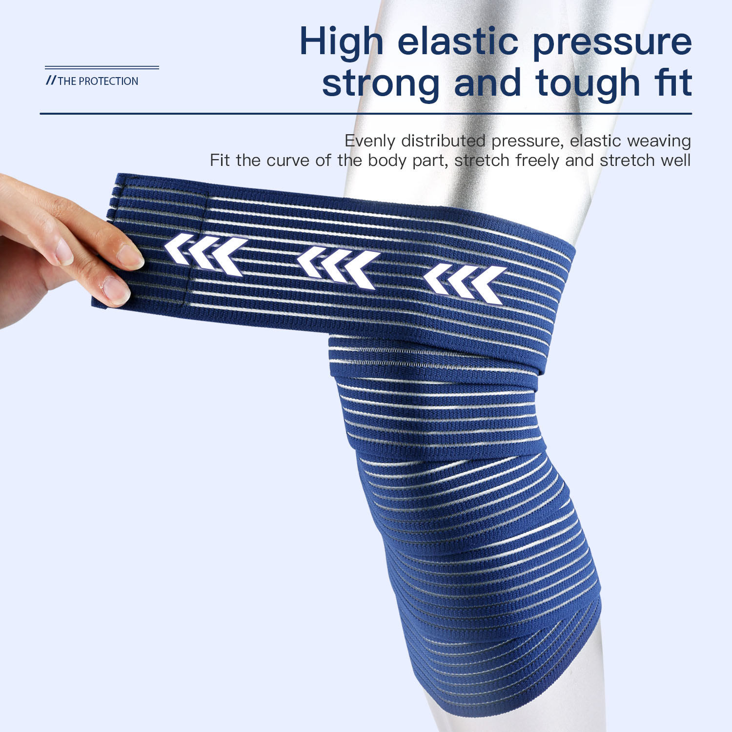 1 PC Tape Kompresi Perban Perg - Compression Knee Sleeve ulasan dan harga