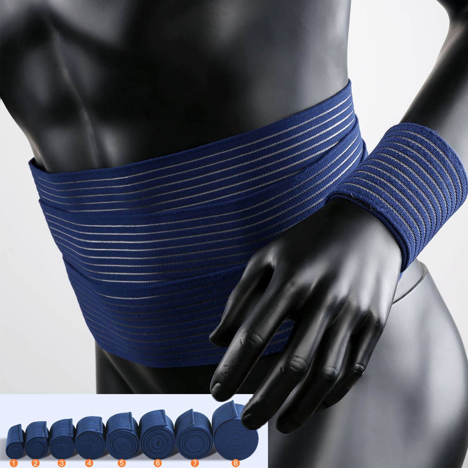 1 PC Tape Kompresi Perban Perg - Compression Knee Sleeve ulasan dan harga