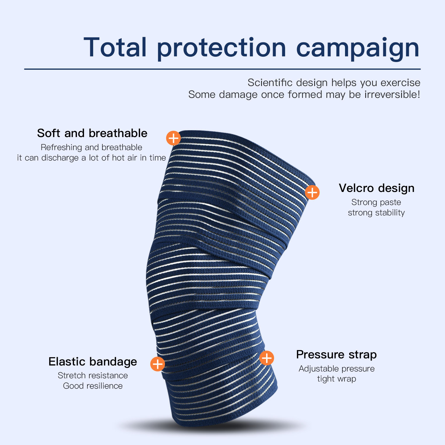 1 PC Tape Kompresi Perban Perg - Compression Knee Sleeve ulasan dan harga
